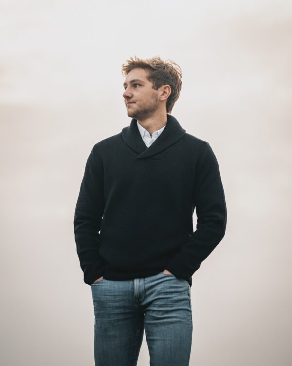 Pull col châle Chantereyne – Image 3