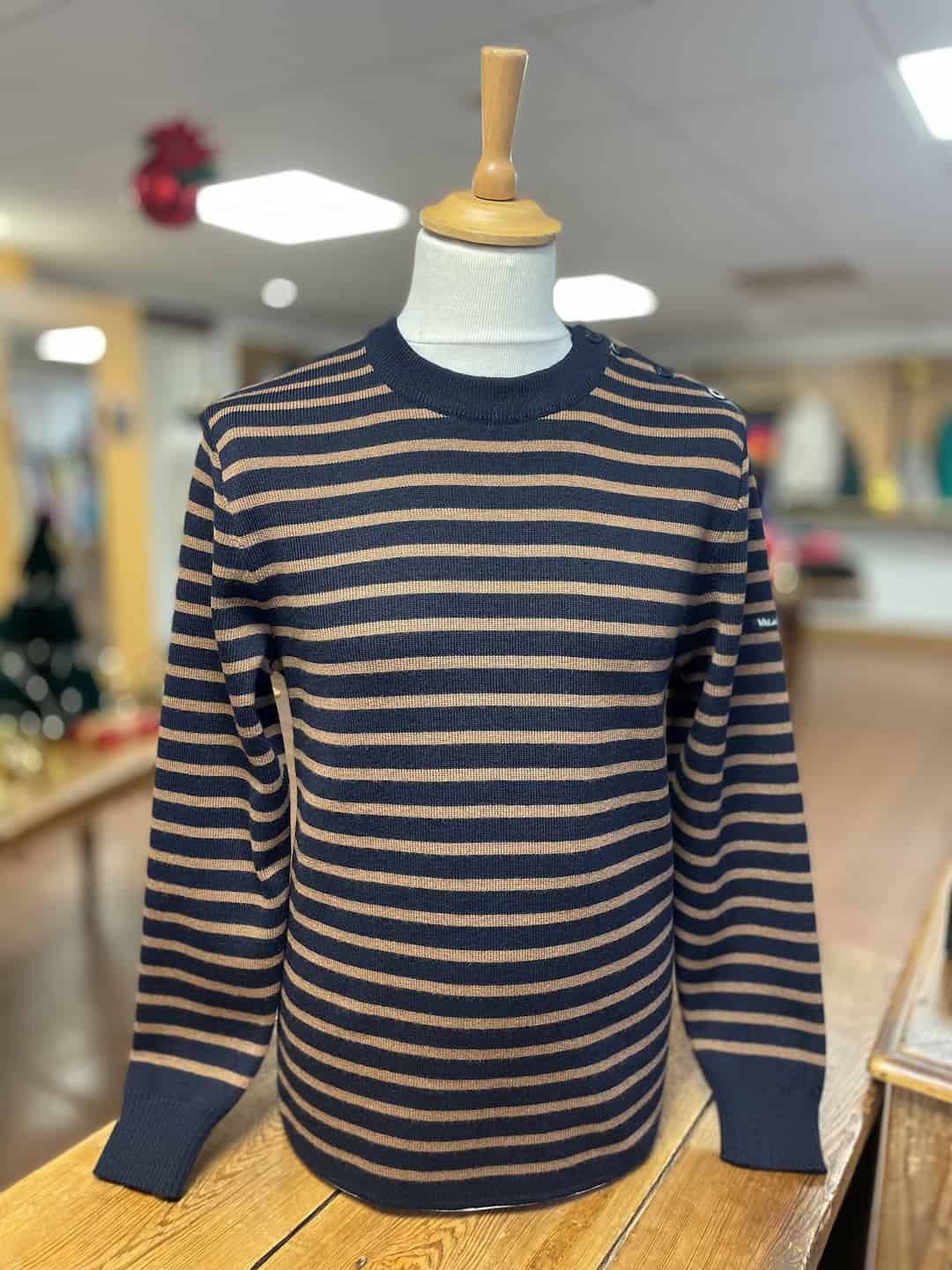 Pull marin rayé en laine vierge - Côtier – Image 4