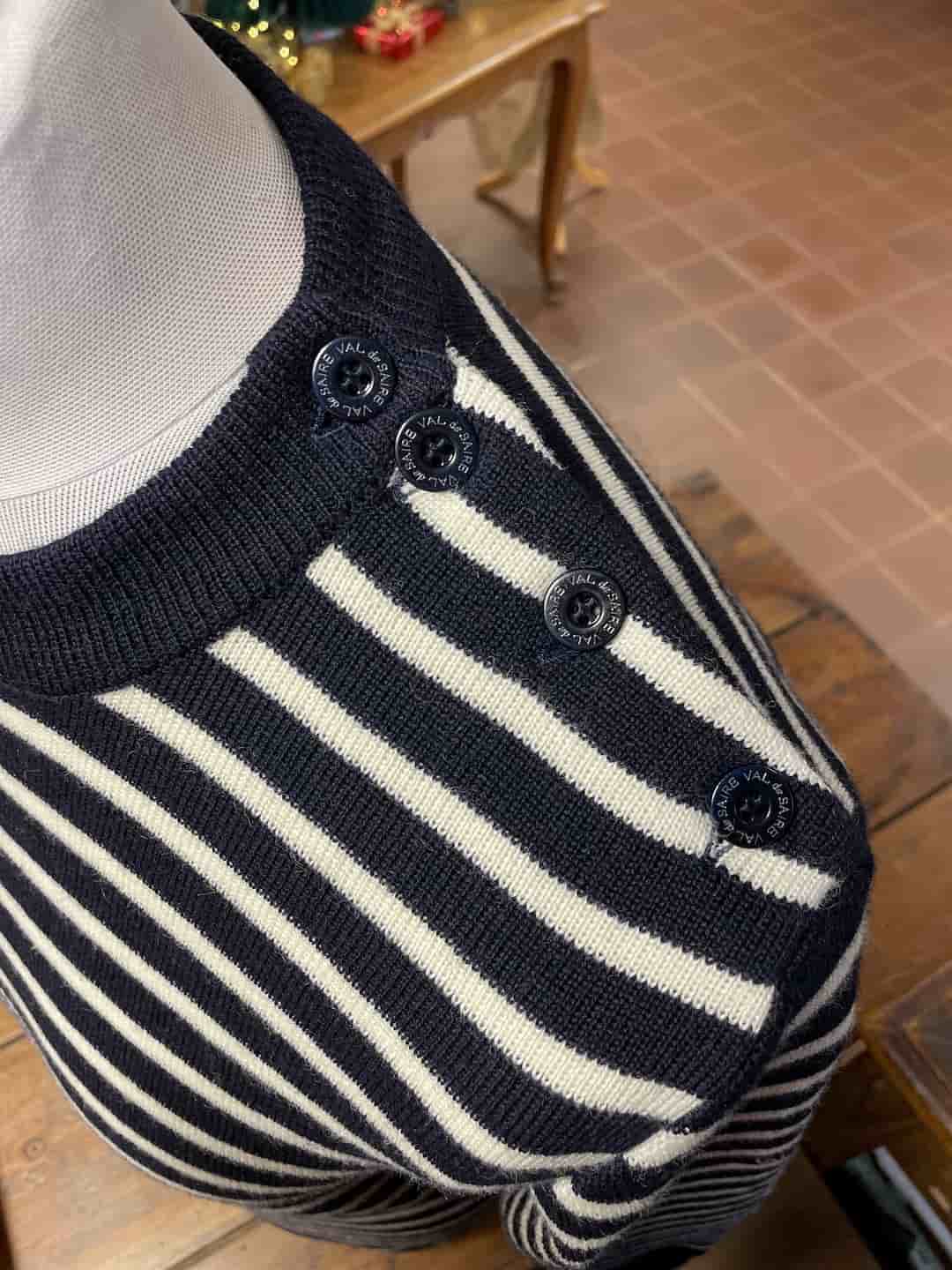 Pull marin rayé en laine vierge - Côtier – Image 3