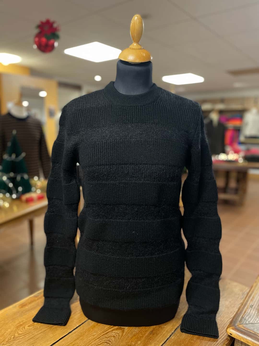 Pull rayé mérinos et mohair - Kaikoura – Image 4