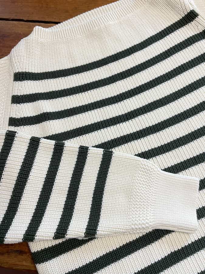Pull rayé en coton - Houguet – Image 7