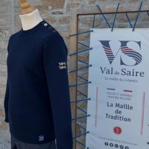 Pull marin en laine vierge - Le Normandie