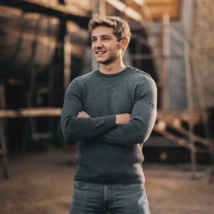 Pull marin en laine vierge - Gabier